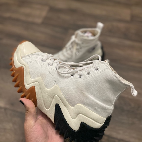 Converse Size 9.5 Run Star Motion White, Gum Honey - Picture 6 of 6